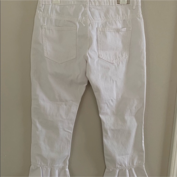 ZARA WHITE FLARE JEANS - Picture 3 of 3